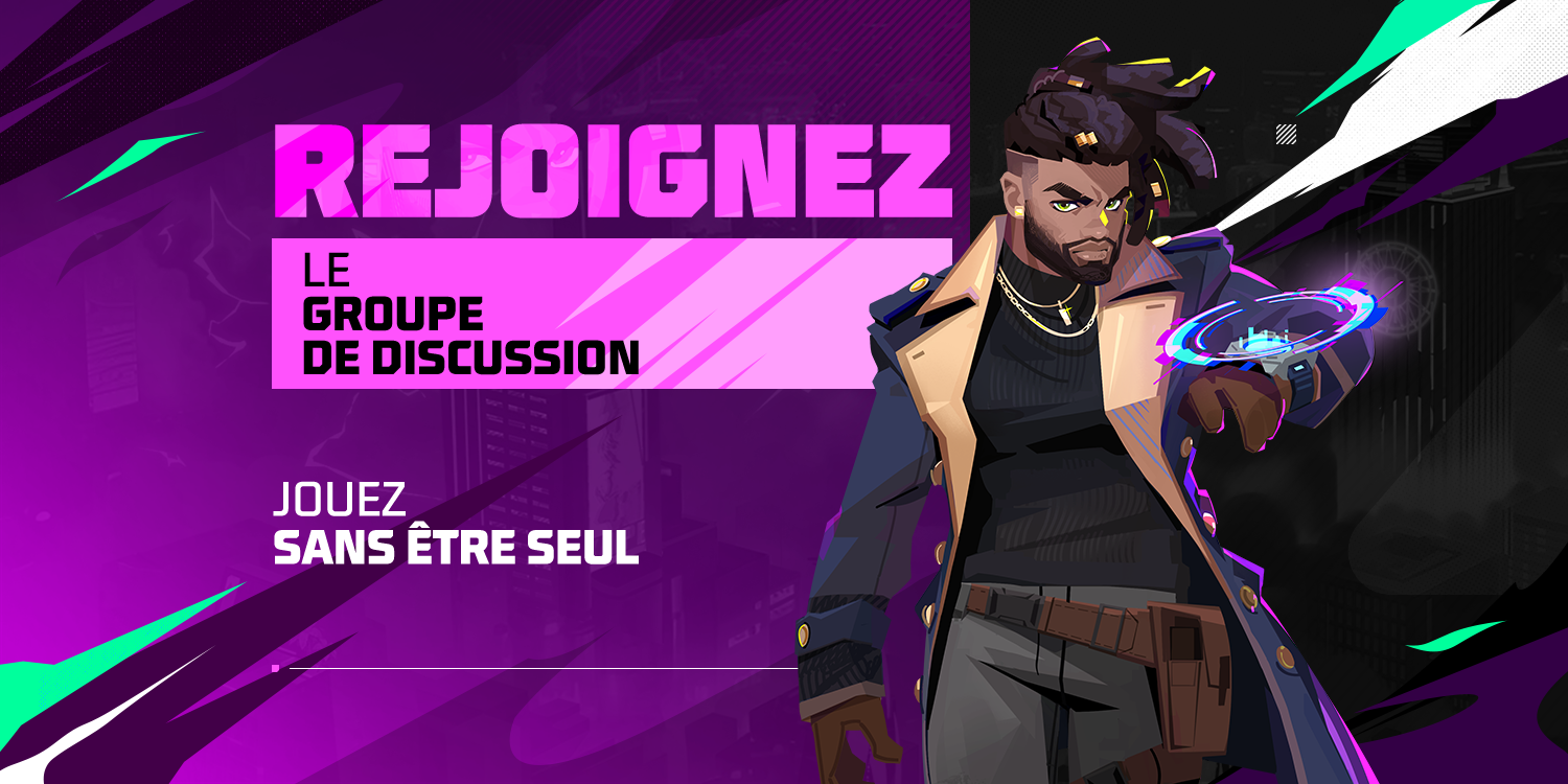 Rejoignez le groupe de discussion