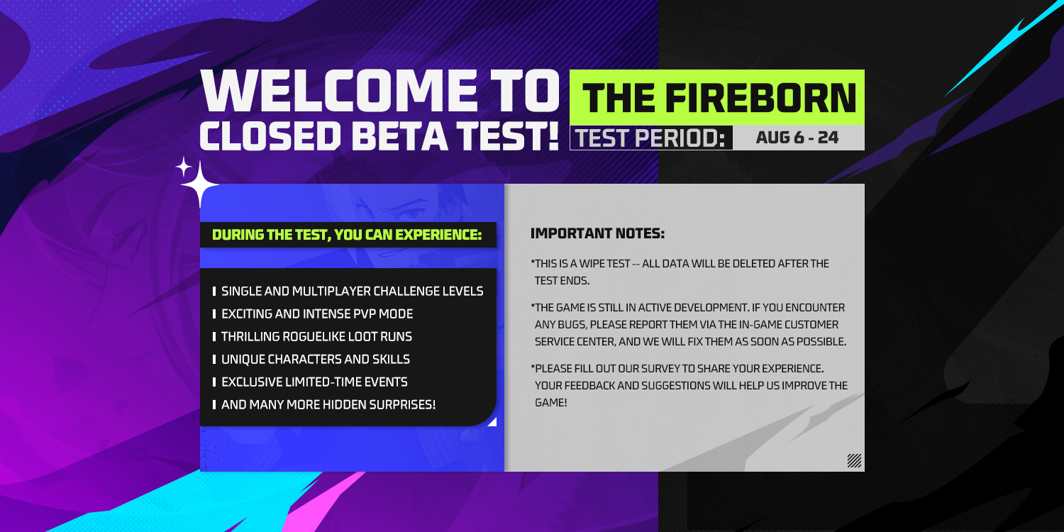 Welcome to Fireborn Closed Beta Test!